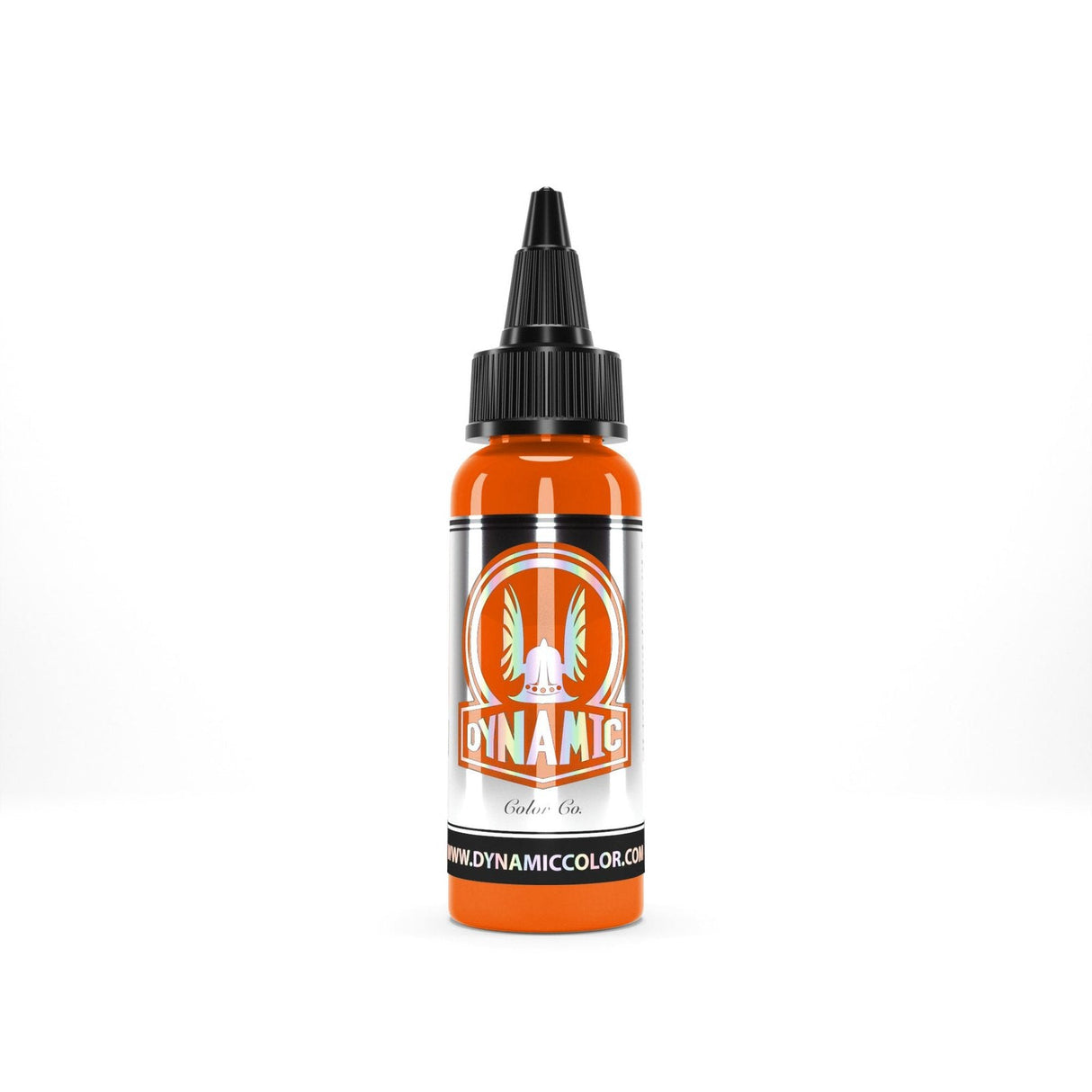 Imagen de VIKING-INK BY DYNAMIC Color Co. Tinta de pigmento de tatuaje Carrot Orange disponible en Viking Tattoo Shop, insumos de alta calidad para tatuadores.