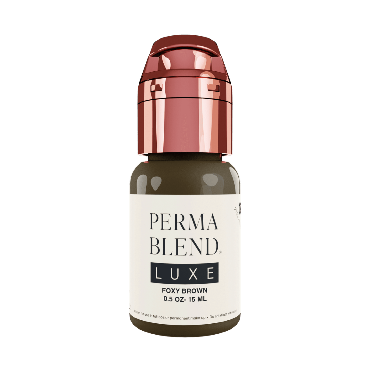 Imagen de alta calidad de PERMABLEND LUXE FOXY BROWN (15 ml) en Viking Tattoo Shop, ideal para tatuadores exigentes.