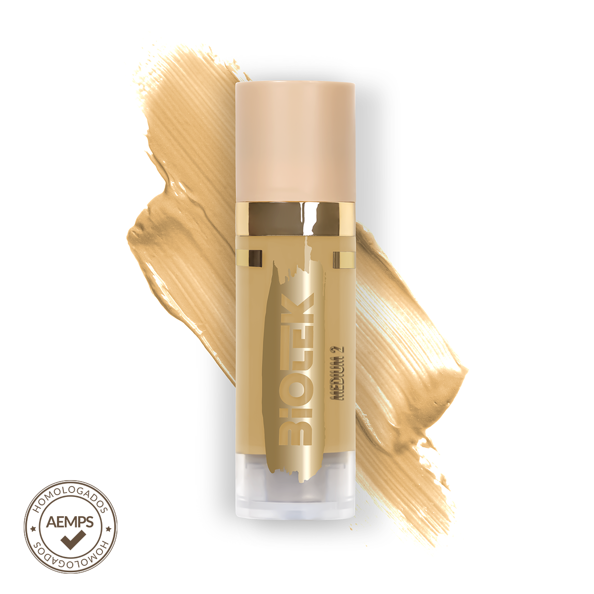 Pigmento Biotek Medium 2 - Tono Piel Medio Oscuro - 18ml | Maquillaje Permanente