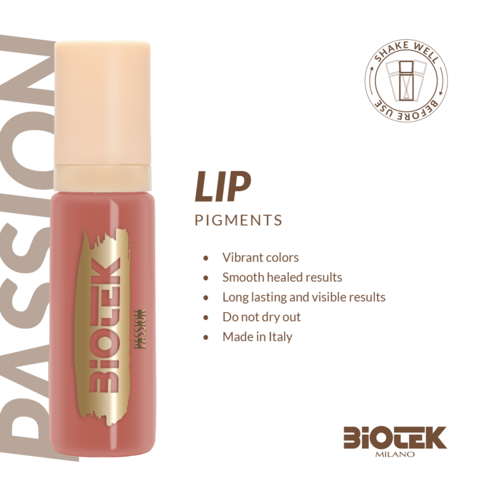 Biotek Passion 15ml - Pigmento PMU para Labios
