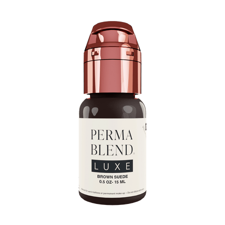 Imagen detallada de PERMABLEND LUXE BROWN SUEDE (15 ml) en Viking Tattoo Shop, perfecto para tus proyectos de tatuaje.