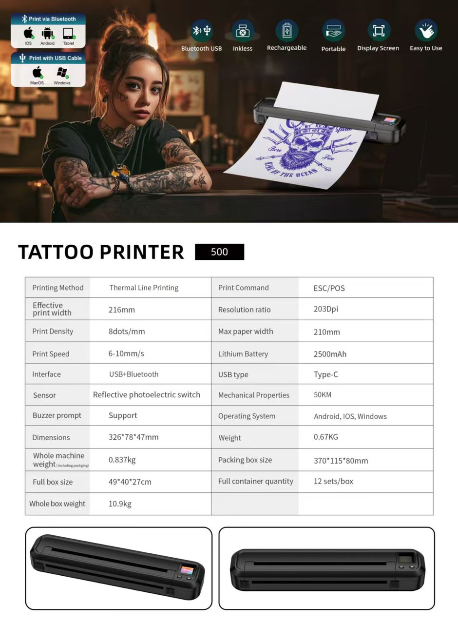 Termocopiadora Tattoo Printer 500