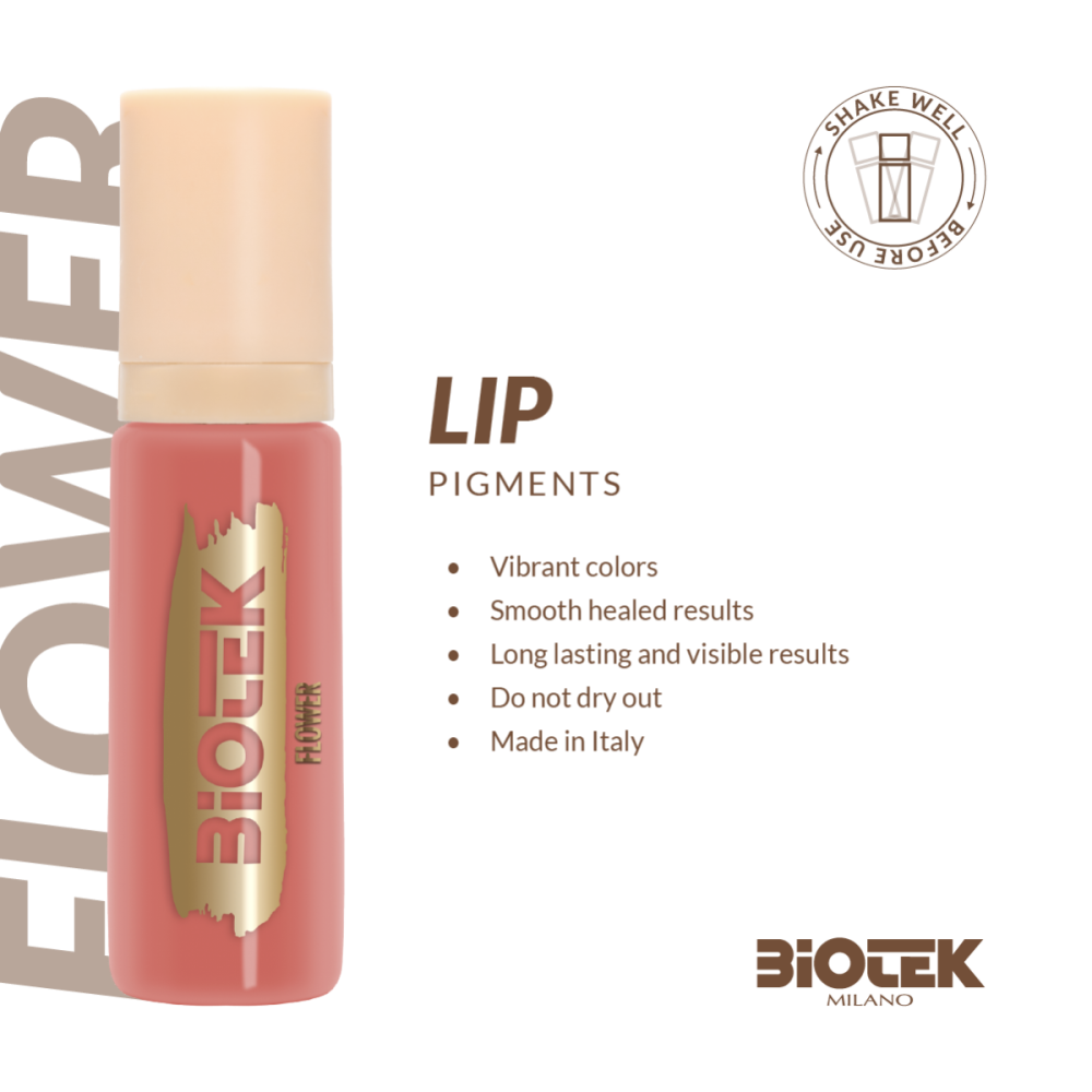 Biotek Flower 15ml - Pigmento PMU para Labios