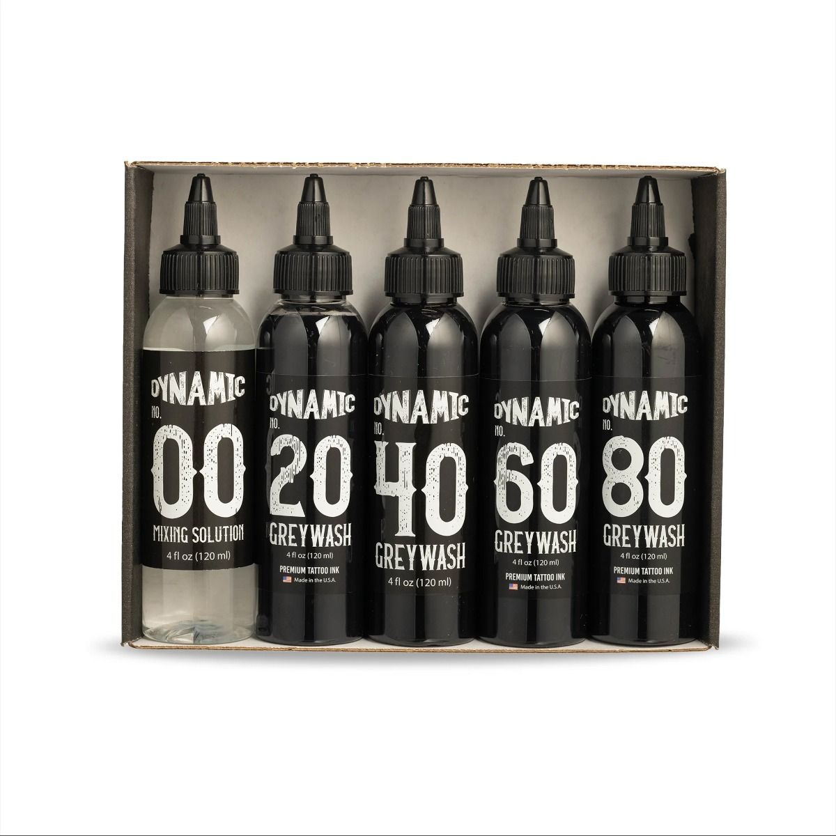 Set Dynamic Greywash + Diluyente (5×4oz)