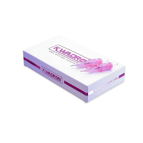 Visualiza Cartuchos Micro Línea Kwadron 18/1 RLLT (20ud.) en Viking Tattoo Shop, herramienta esencial para tatuadores profesionales.