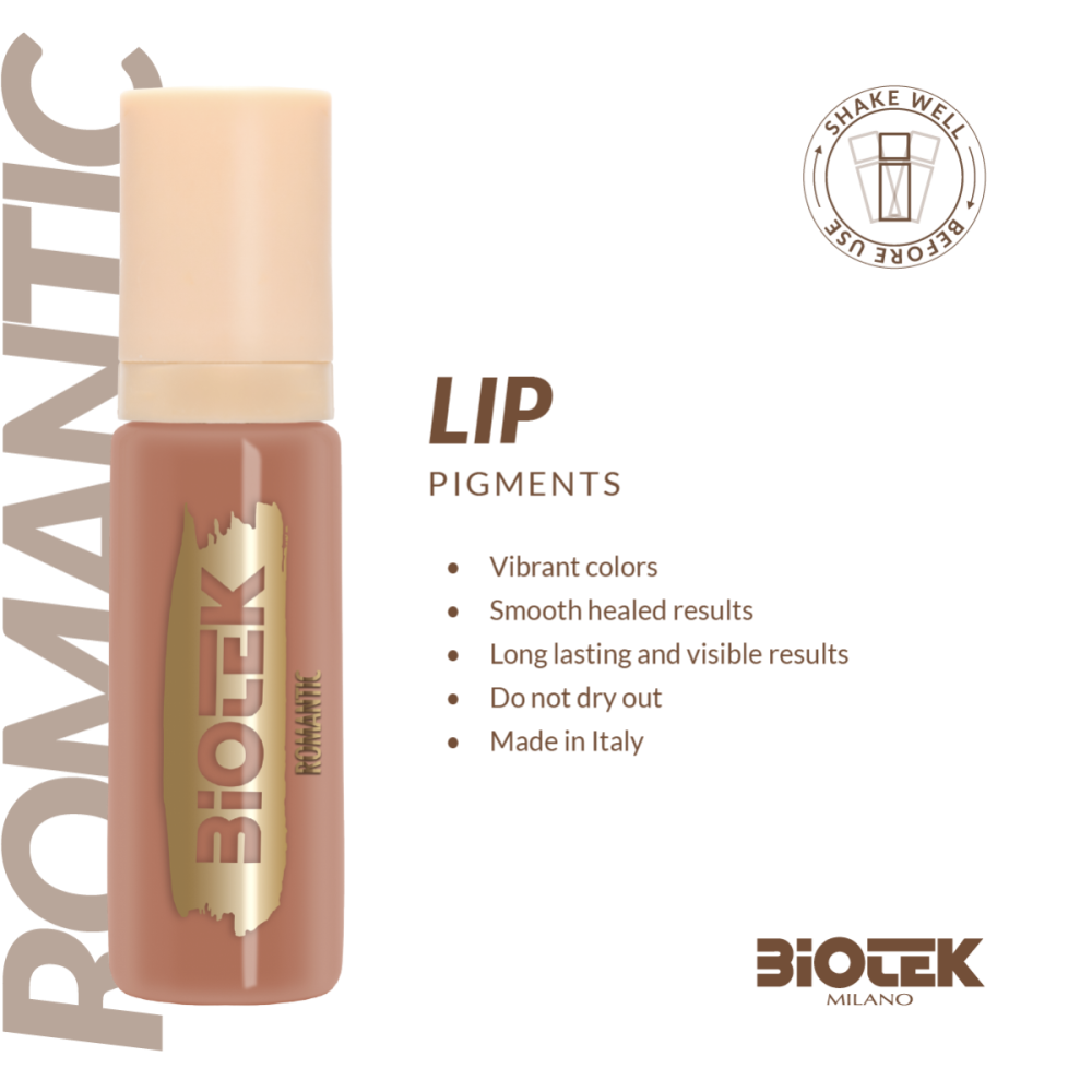 Biotek Romantic 15ml - Pigmento PMU para Labios