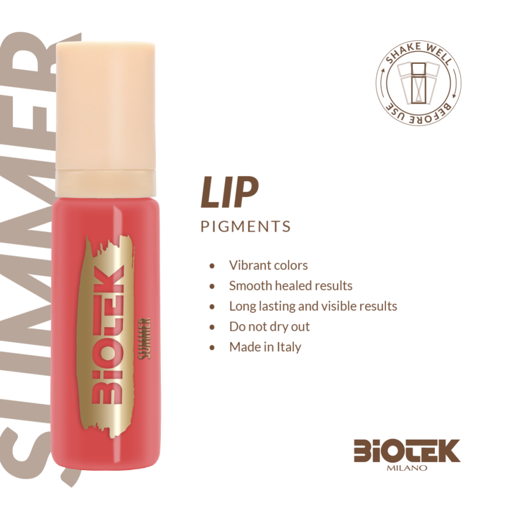 Biotek Summer 15ml - Pigmento PMU para Labios
